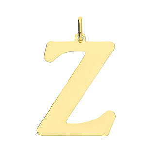 Literka srebrna pozłacana-Z BC-Litera 3cm-Z Gold próba 925