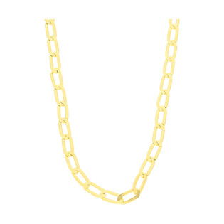 Łańcuszek srebrny pozłacany typu cheval BC 1351-120 GOLD próba 925