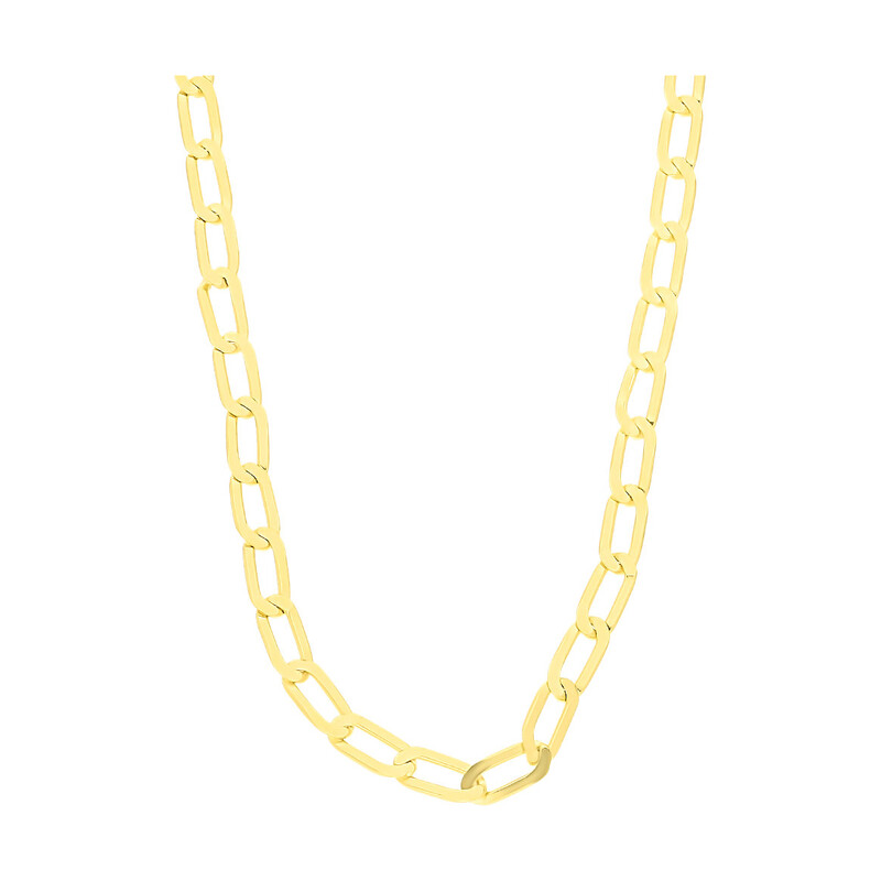 Łańcuszek srebrny pozłacany typu cheval BC 1351-120 GOLD próba 925