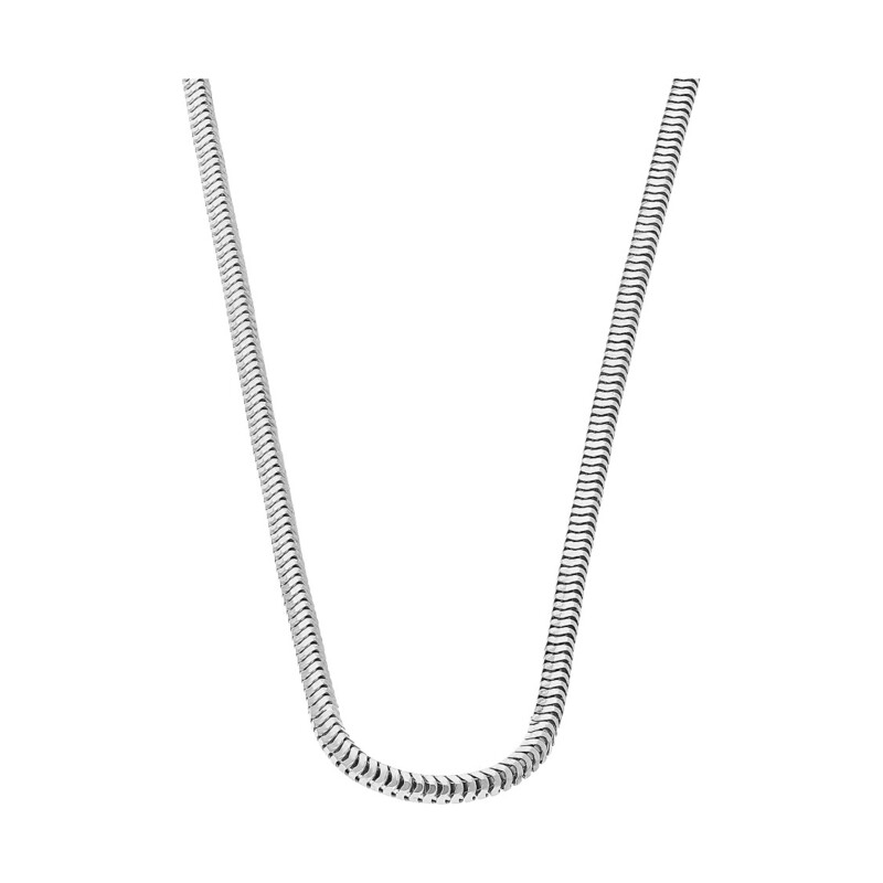 Srebrny łańcuszek snake pr. 925 rodowany - JubilerSezam.pl