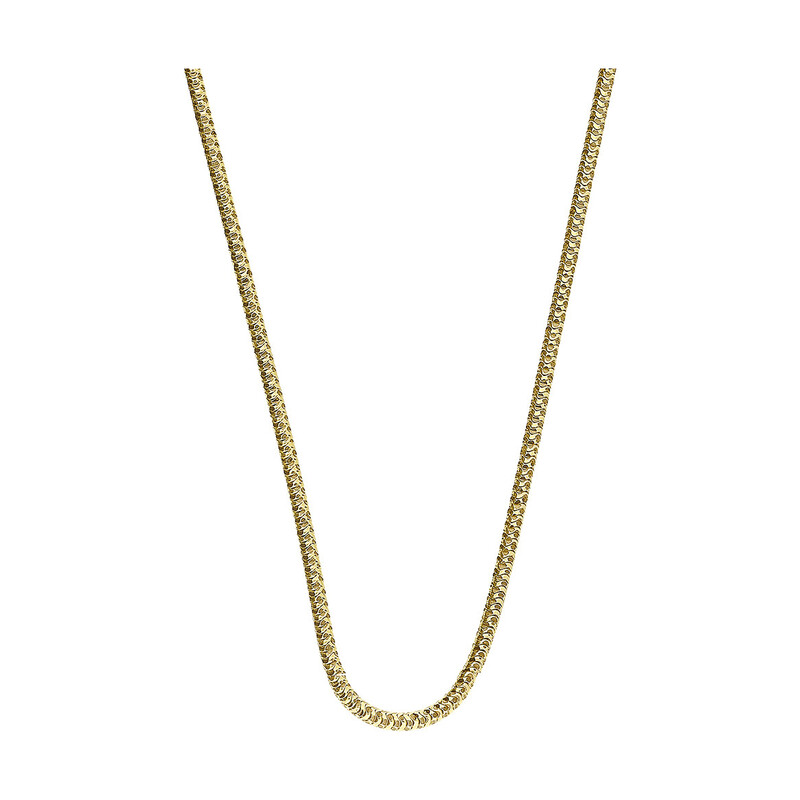 Łańcuszek srebrny pozłacany typu snake BC 1486-240 G-B Snake próba 925