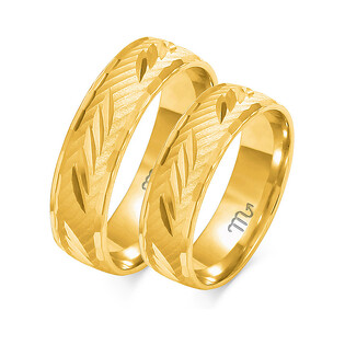 Obrączki ślubne ZO O-124 próba 585