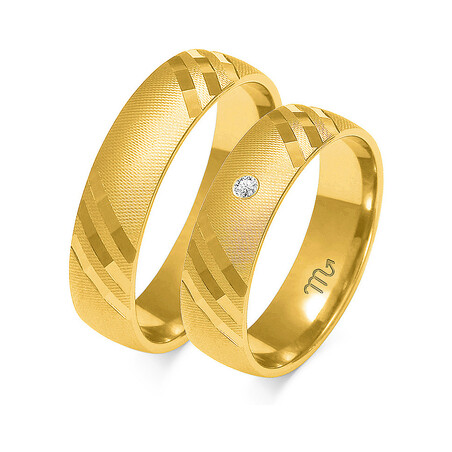 Obrączki ślubne ZO O-146 próba 585