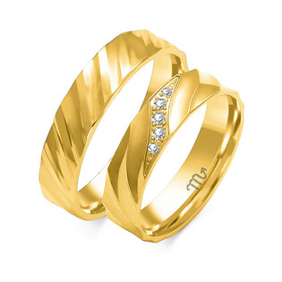 Obrączki ślubne ZO O-166 próba 585