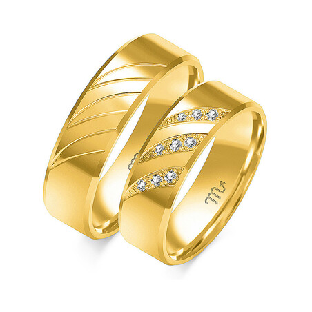 Obrączki ślubne ZO O-241 próba 585