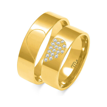 Obrączki ślubne ZO O-242 próba 585