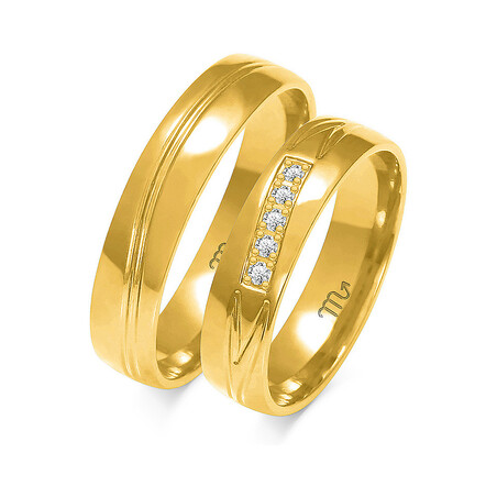 Obrączki ślubne ZO O-251 próba 585