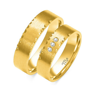 Obrączki ślubne ZO O-252 próba 585