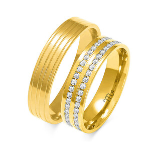 Obrączki ślubne ZO O-270 próba 585