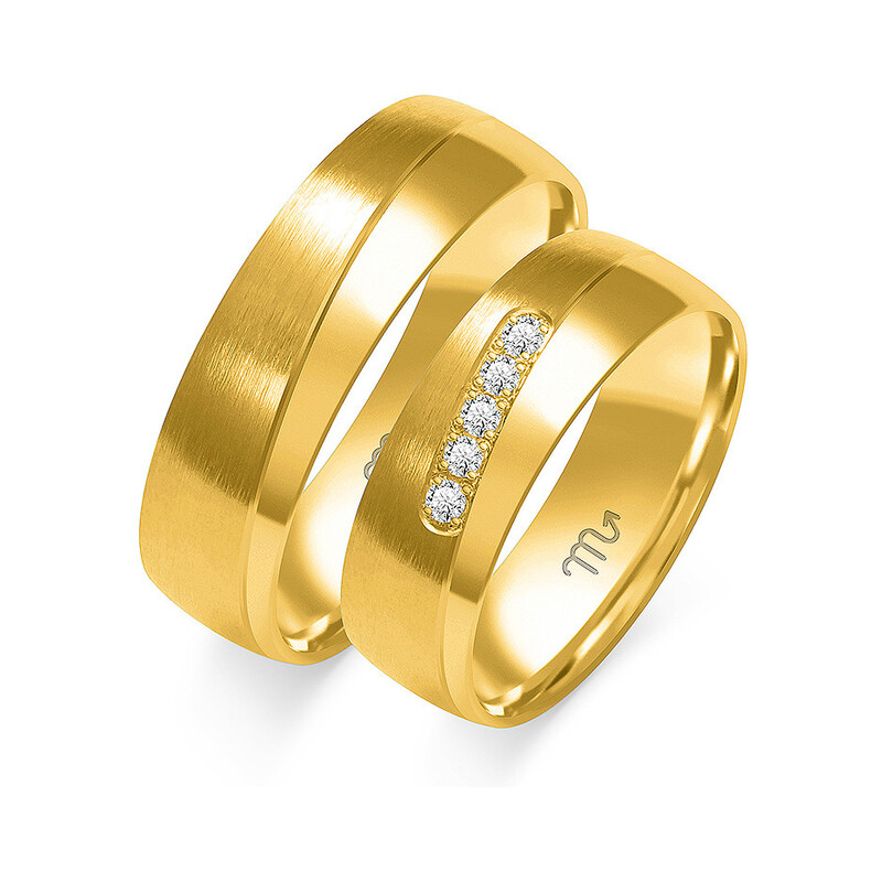 Obrączki ślubne ZO O-273 próba 585