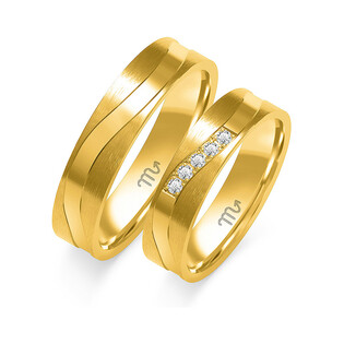 Obrączki ślubne ZO O-275 próba 585