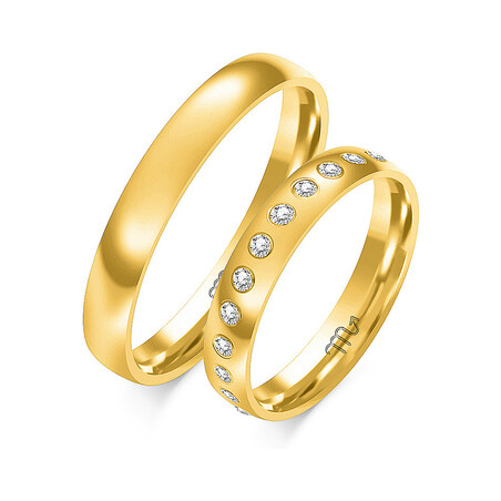 Obrączki ślubne ZO O-276 próba 585