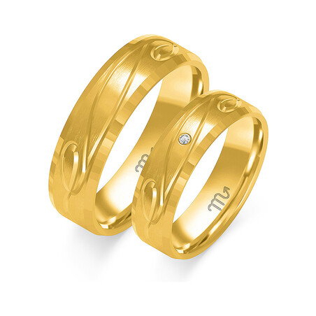 Obrączki ślubne ZO O-278 próba 585