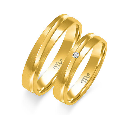 Obrączki ślubne ZO O-304 próba 585