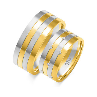 Obrączki ślubne ZO OE-1 próba 585