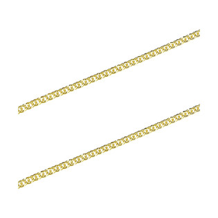 Łańcuszek srebrny pozłacany typu lisi ogon BC 1390-050 D-C Gold próba 925