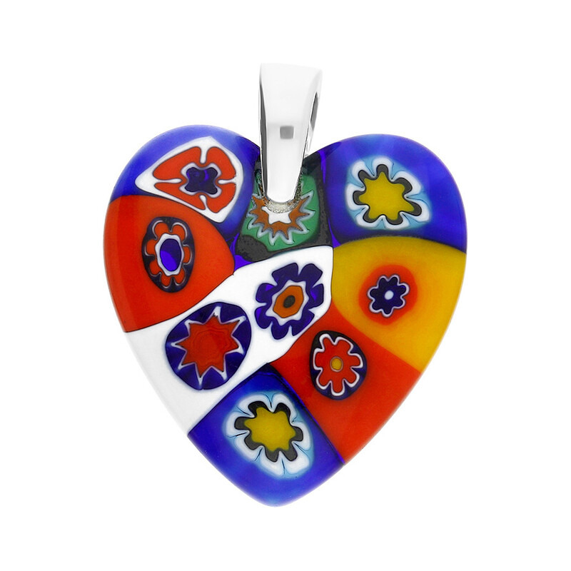 Serduszko do zawieszenia MORETTI KQ 9353-100 próba 925