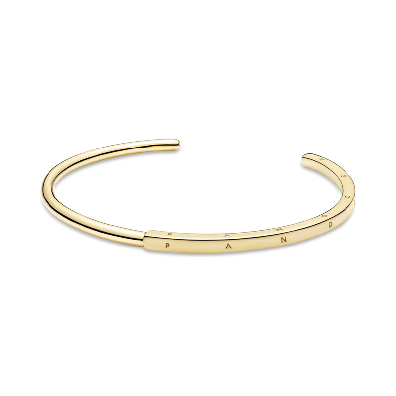 Bransoletka bangle Pandora Signature I-D PE 569493C00