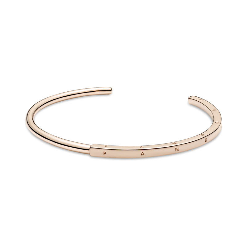Bransoletka bangle Pandora Signature I-D PE 589493C00