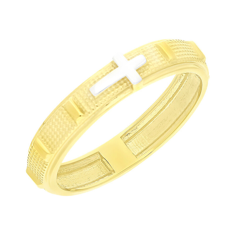 Pierścionek złoty różaniec NB 501838 próba 375