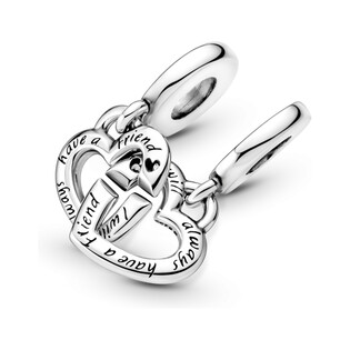 Zawieszka Złączone serca sióstr Pandora PE 799538C01 próba 925