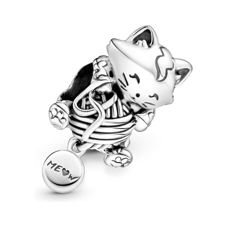 Charms Kotek i kłębek wełny Pandora PE 799535C00 próba 925