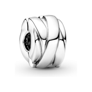 Klips Polerowane wstążki Pandora PE 799502C00 próba 925