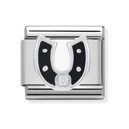 Element link AG podkowa czarna NP 330305 11