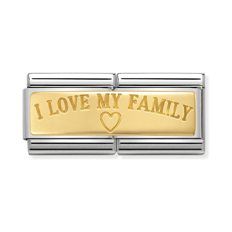 Element link 18K DOUBLE i love my family NP 030710 03