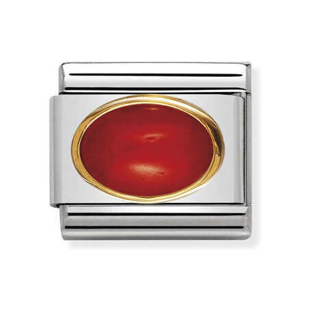 Element link 18K koral czerwony NP 030502 11