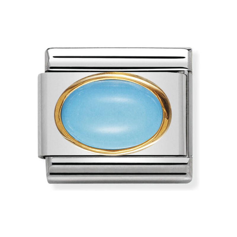 Element link 18K owal kaboszon NP 030502 06