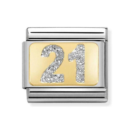 Element link 18K 21 z brokatem NP 030224 02