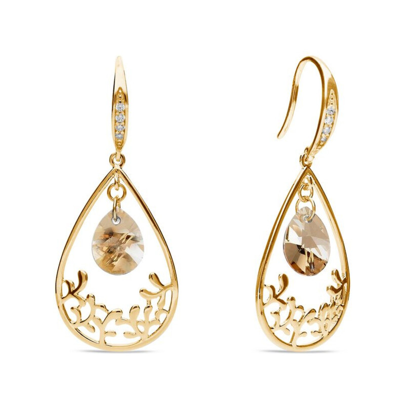 Kolczyki SPARK Alamosa Gold CQ KWCDG612810GS próba 925