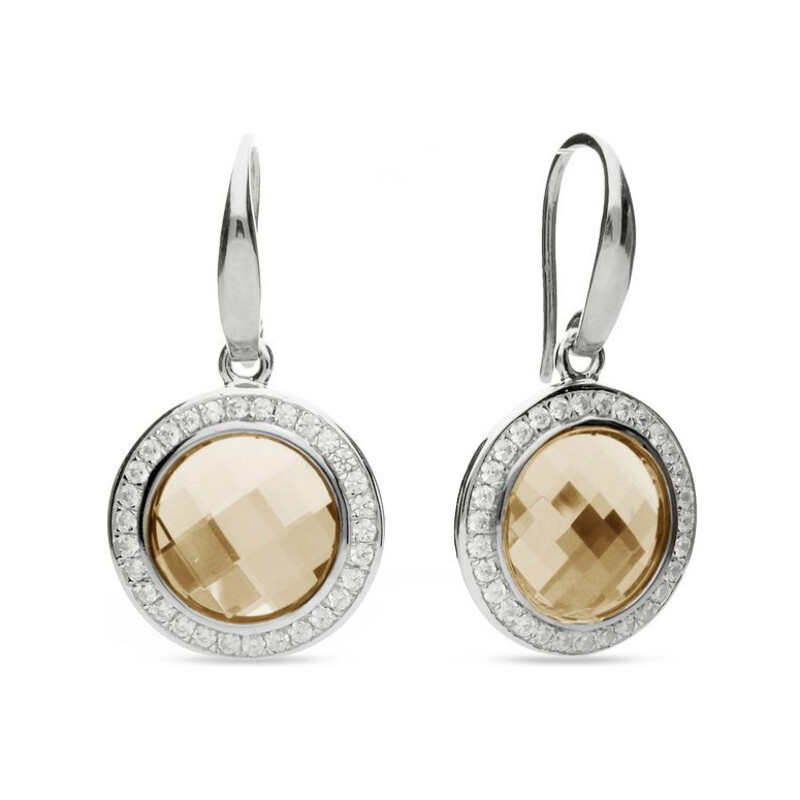 Kolczyki SPARK Chessboard Circle CQ KWC203510GS próba 925