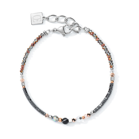 Bransoleta Coeur de lion 1218 Grey-Crystal CT 5035-30-1218