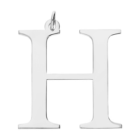 Literka srebrna H do zawieszenia A6 07972287-08 próba 925