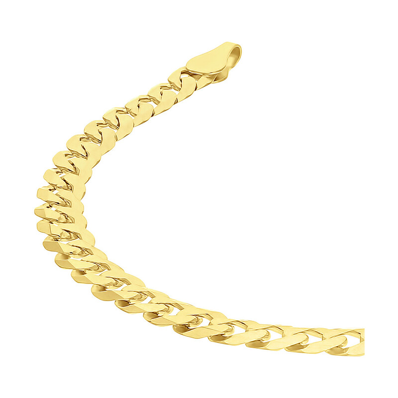 Bransoleta srebrna pancerka koloru złotego