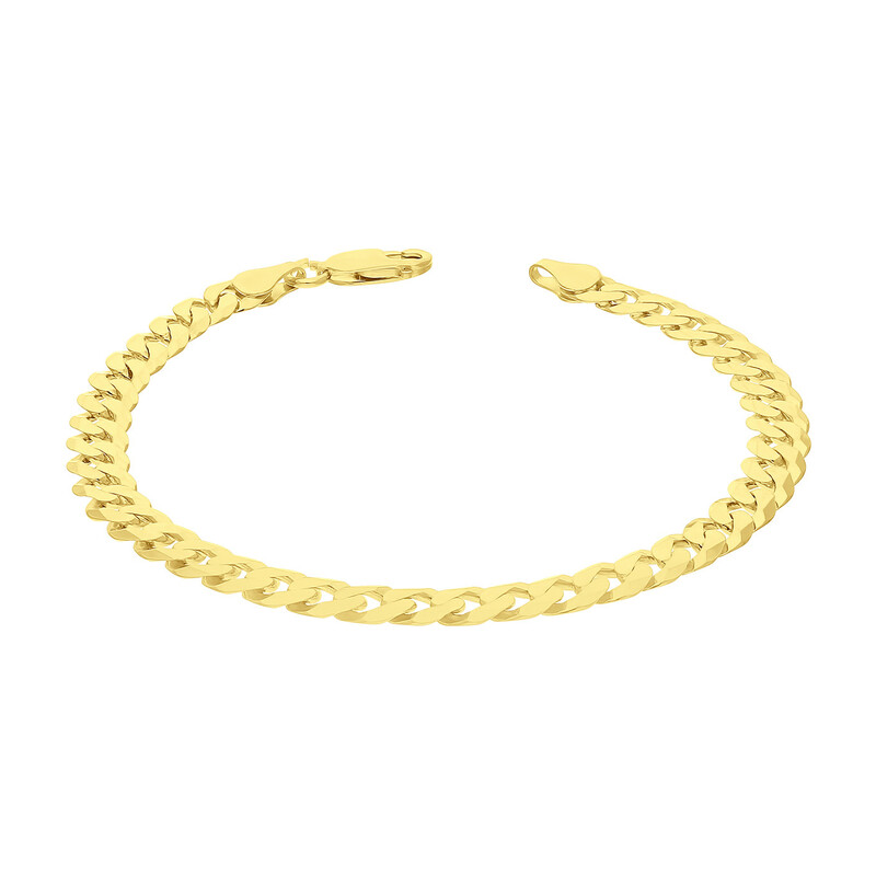 Bransoleta pozłacana o splocie pancer BC 1102-180 EXF GOLD próba 925