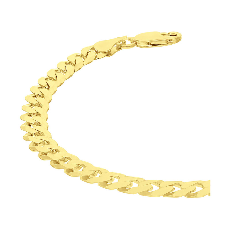 Bransoleta pozłacana o splocie pancer BC 1102-180 EXF GOLD próba 925