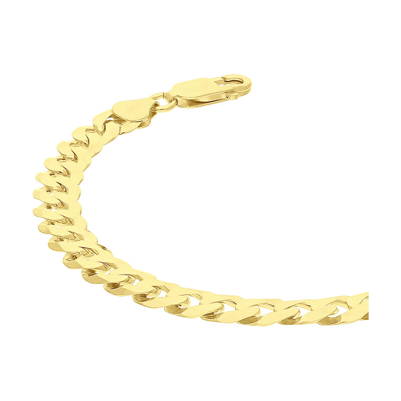 Bransoleta pozłacana o splocie pancer BC 1102-200 EXF GOLD  próba 925