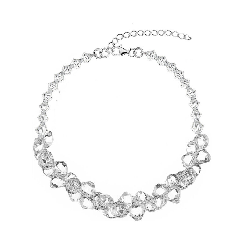 Bransoleta srebrna GRACE z kryształami Swarovski RD 376-1 próba 925