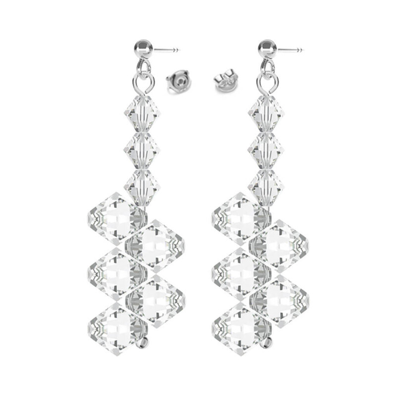 Kolczyki GRACE RD 3 398-1 crystal próba 925