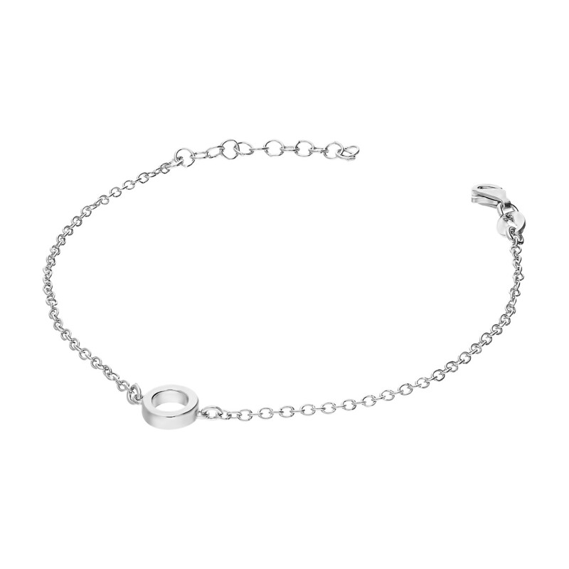 Bransoleta srebrna puste kółko/rolo NI BRN27563 próba 925