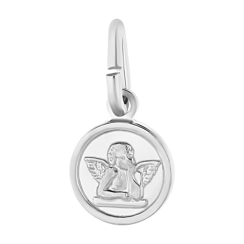 Medalik srebrny anioł w kółku NI CI1334 m próba 925