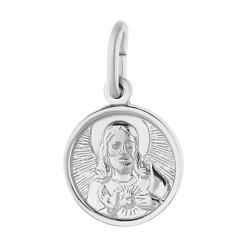 Medalik srebrny Pan Jezus z sercem w kółku NI CI1701 próba 925