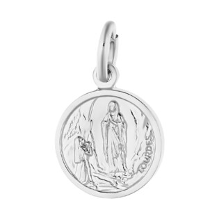Medalik srebrny MB Lourdes w kółku NI CI1709 próba 925