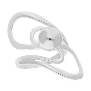 Pierścionek srebrny kulka na zawijasach S2 KR176-8mm próba 925