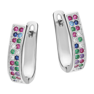 Kolczyki przecinki 2r mix kolor/ang.zap HS DA212-2 próba 925