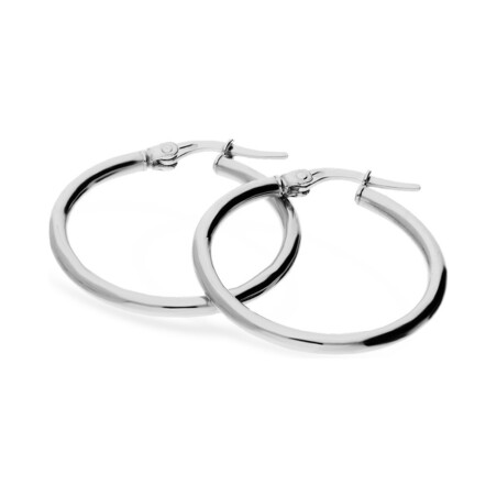 Kolczyki srebrne kółka rurka 20mm/ang.zap NI KDM-20mm-3,00 ANG ROD próba 925