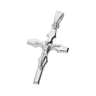 Krrzyżyk srebrny z wizerunkiem Pana Jezusa WB NI CI1446 próba 925